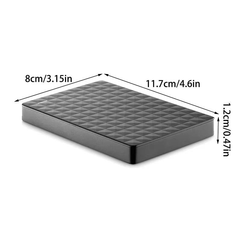 Durable 8TB portable hard drive, a reliable external solution for secure data storage & high-speed file transfer.