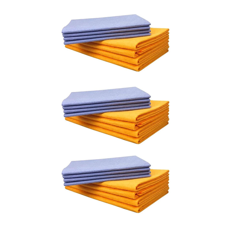 Detail shot of the strong, tear-resistant non-woven material of the cleaning cloth