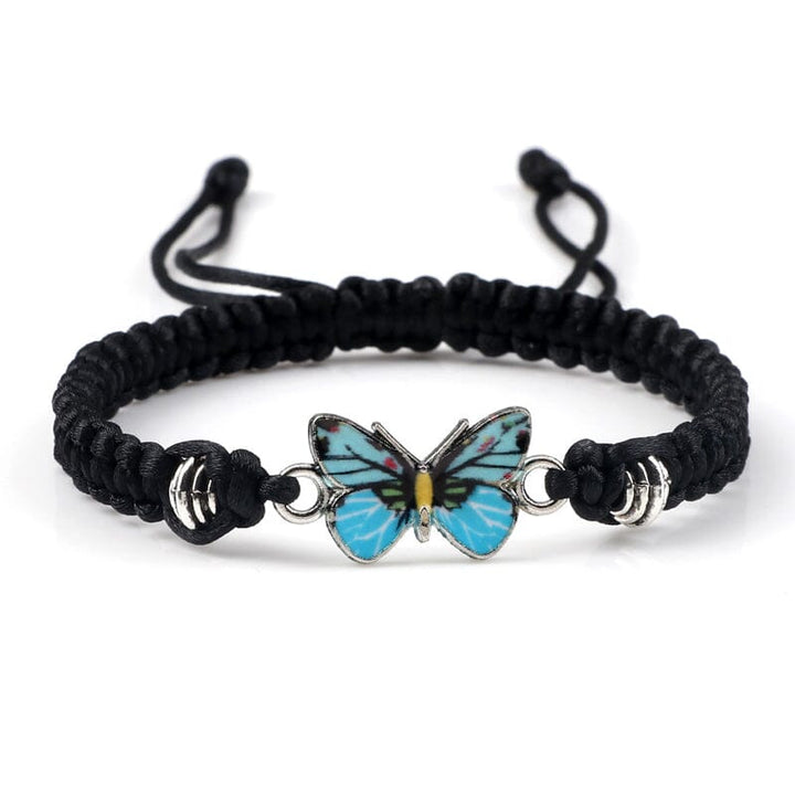 Packaging ideas for a unisex adjustable butterfly charm bracelet, perfect for gifting.