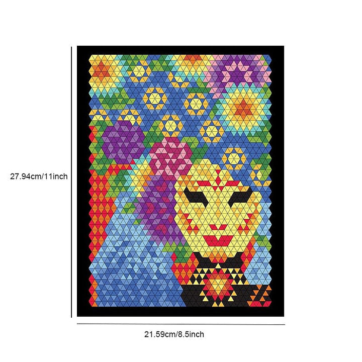 Gift-ready adult coloring set: Color by number book & professional watercolor markers