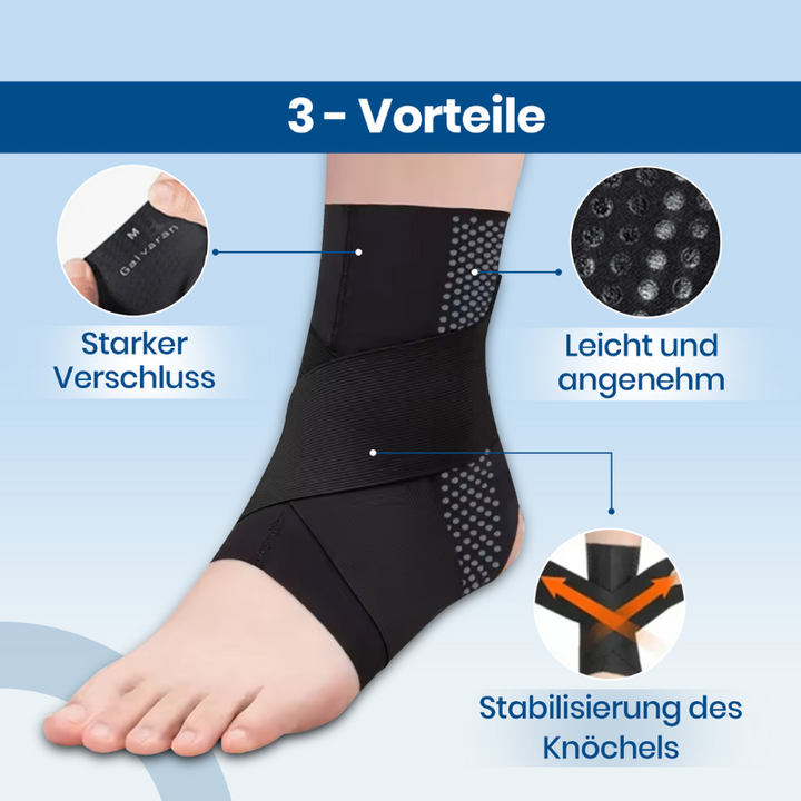 Soccer ankle support brace. Comfortable & breathable for athletic performance.