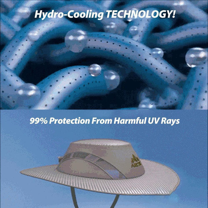 Unisex sports accessory: Arctic Cooling Sun Hat in a vibrant color, offering evaporative cooling for hot days.