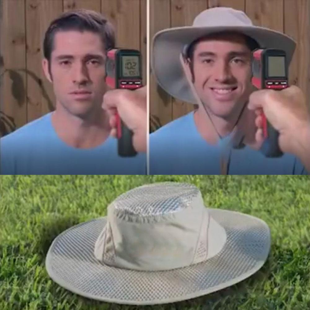 Arctic Cooling Sun Hat, designed for maximum sun and UV protection during sports, a comfortable piece of outdoor gear.