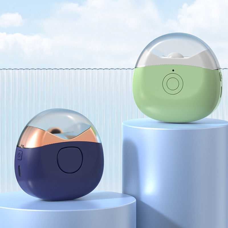 Front view of the automatic electric nail clipper, highlighting its sleek design and user-friendly buttons