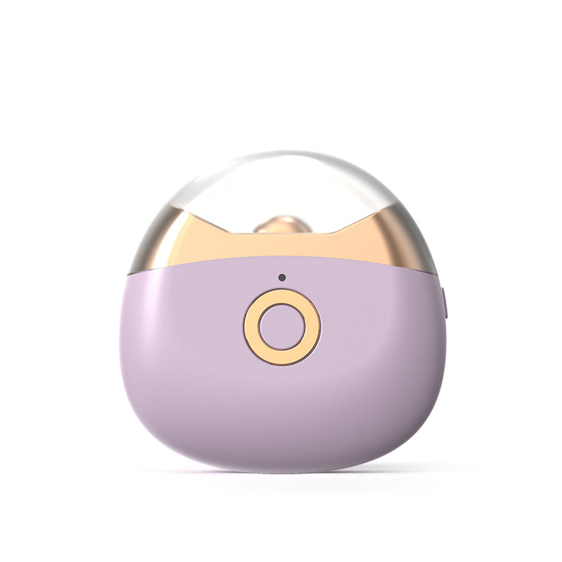 Automatic nail trimming device with a clear debris collection chamber for hygienic nail care
