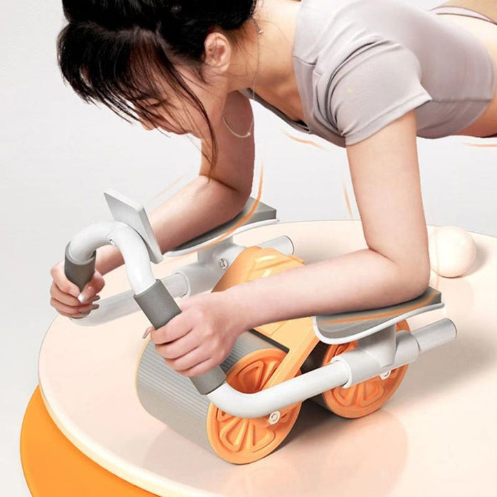 Automatic rebound ab roller, perfect for home gym setups and efficient abdominal exercise