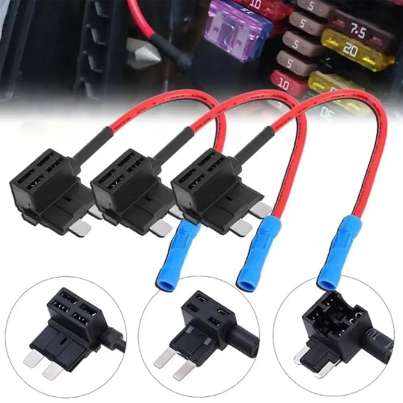 Yellow non-conductive fuse puller tool for automotive electrical system work & DIY auto
