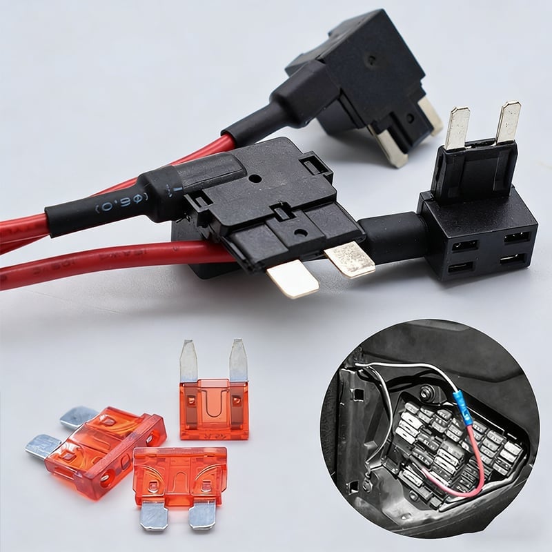 Automotive fuse puller tool for car repair and electrical maintenance; durable & easy to use