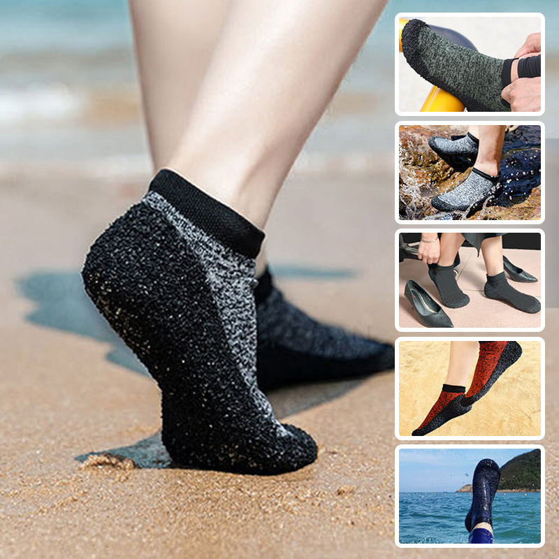 Barefoot aqua & yoga socks, combining comfort and protection for versatile use.