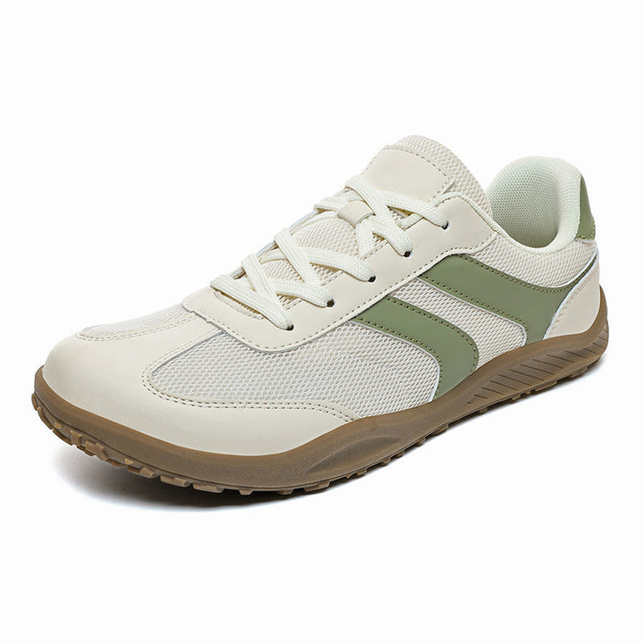 Barefoot comfort shoes, wide toe box, non-slip sole for secure and healthy walking.