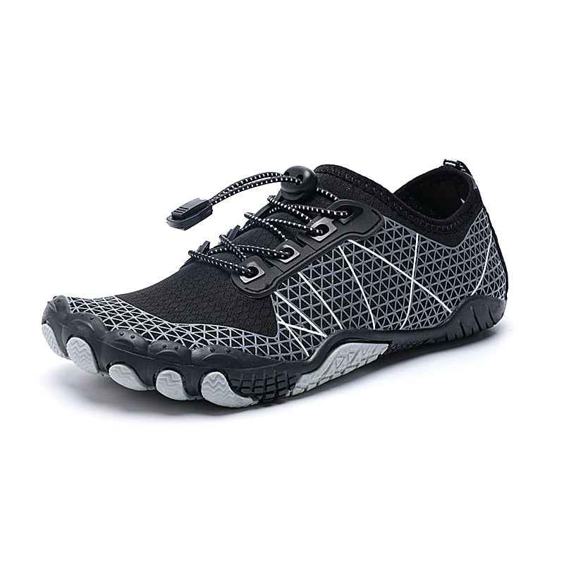 Flexible quick-dry aqua shoes for kayaking & river trekking. Unisex & barefoot feel.