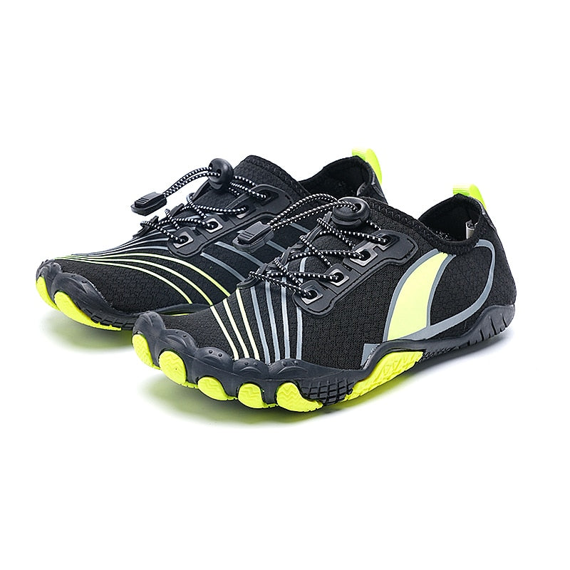 Versatile barefoot water shoes, perfect for beach & travel. Quick-drying & supportive.