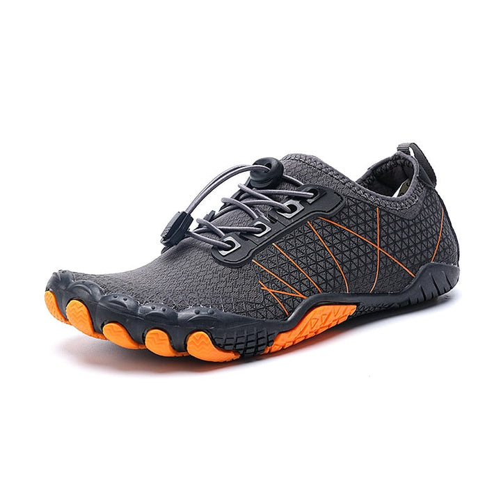 Athletic aqua shoes for kayaking, swimming, & river fun. Unisex & lightweight footwear.