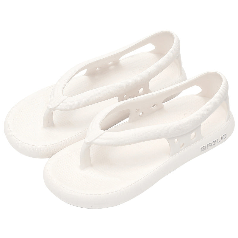 Unisex Beach Pool Slide Sandals in a neutral grey, practical and comfortable summer shoes