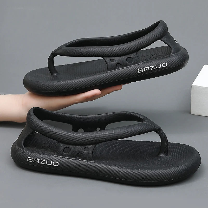 Stack of Unisex Beach Pool Slide Sandals in various colors, ideal for pool slippers