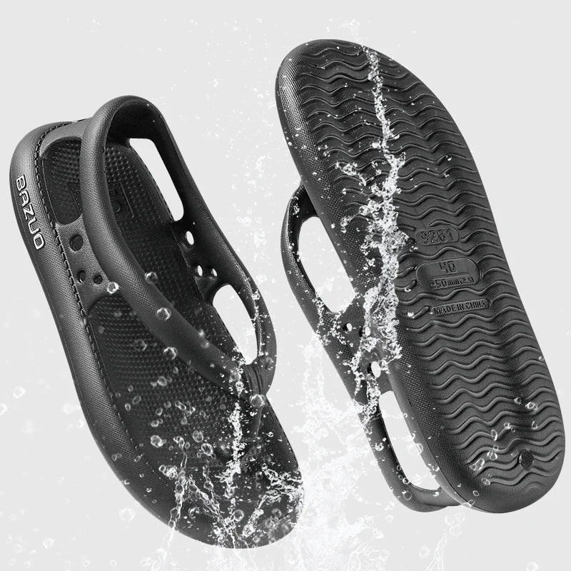 Detail of the single strap on Unisex Beach Pool Slide Sandals, simple yet stylish design