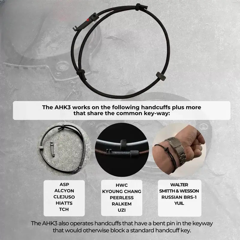 Tactical escape bracelet: Focus on the integrated window breaker bead for quick glass shattering