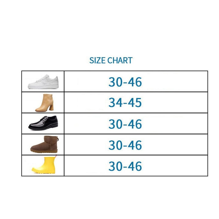 Unisex ice grippers in packaging, ready for use as anti-slip shoe accessories