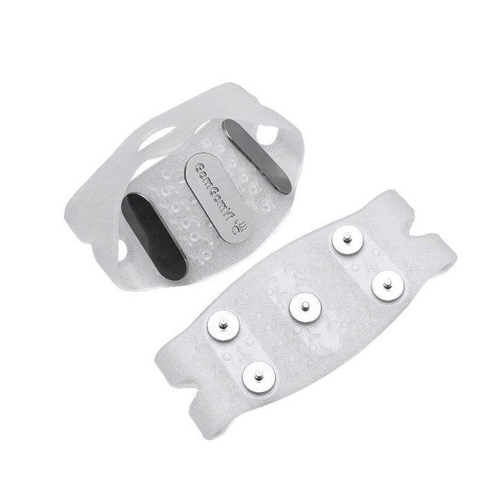 Ice grippers suitable for various terrains, from snow to ice, essential winter traction