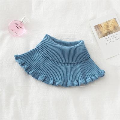 Unisex knit dickey collar in a classic ivory, elegant and warm winter accessory