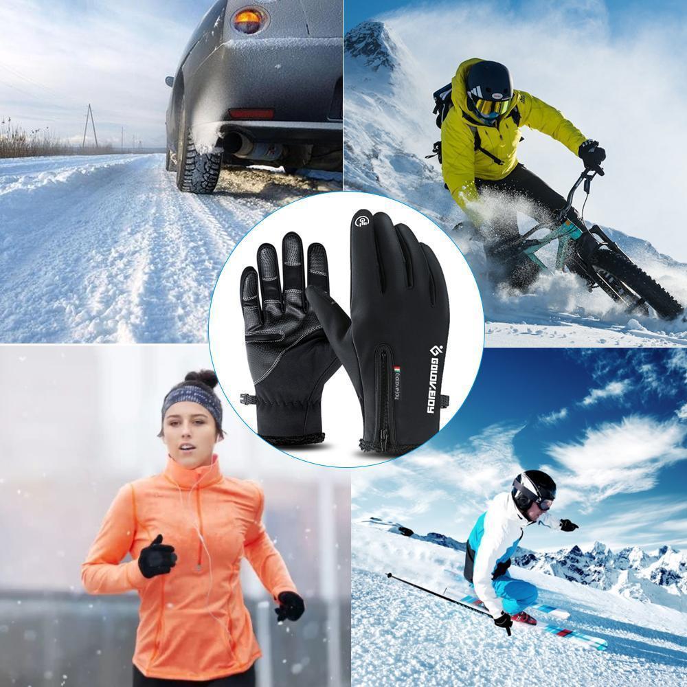 Durable unisex outdoor gloves, warm, waterproof, and featuring touchscreen technology