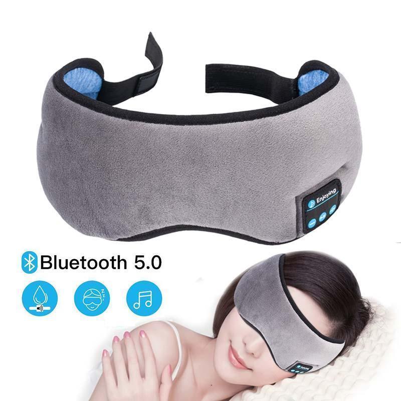 Comfortable Sleep Aid: Bluetooth eye mask with ultra-thin speakers for sleeping, music, and podcasts.