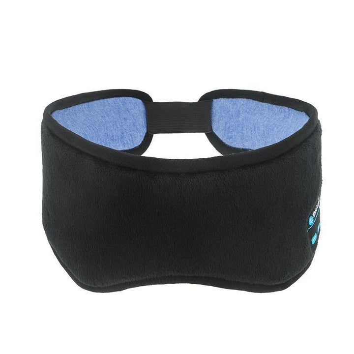 Unisex sleep mask with Bluetooth connectivity, ideal for blocking light and listening to soothing sounds.