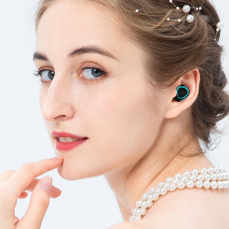 Stylish black wireless earbuds, essential tech accessory for seamless Bluetooth audio connectivity