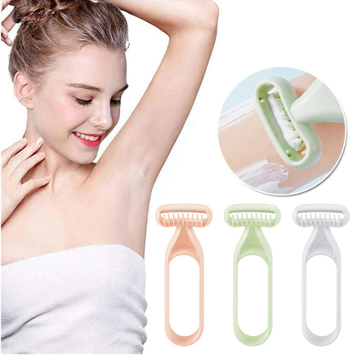 Ergonomic smooth finish body hair trimmer, ideal for men and women's hair removal