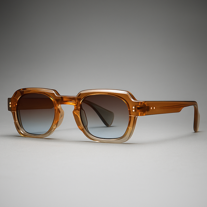 Unisex bold angular retro sunglasses in black finish, offering UV400 protection, perfect for summer fashion.