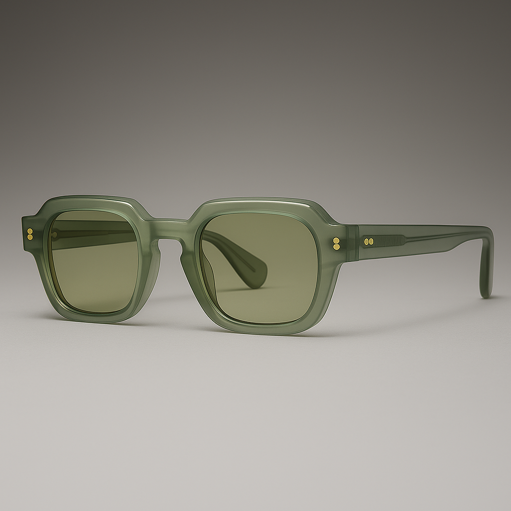 Bold angular eyewear for men and women, these retro sunglasses are a must-have summer accessory with UV400 lenses.