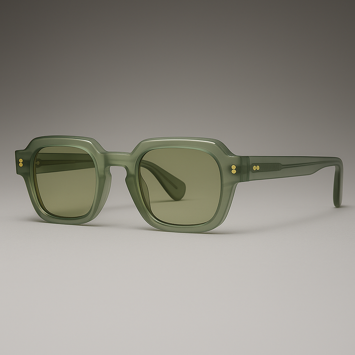 Bold angular eyewear for men and women, these retro sunglasses are a must-have summer accessory with UV400 lenses.