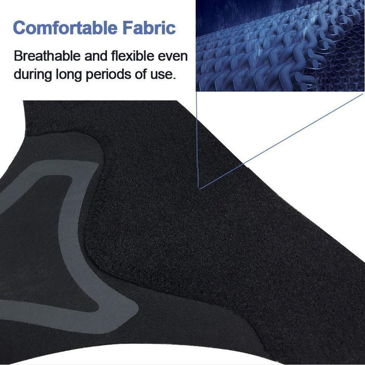 Breathable ankle support brace, an essential fitness accessory for active individuals.