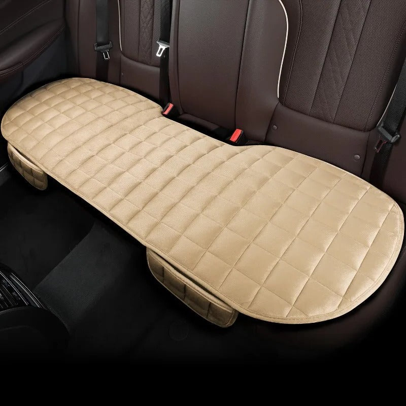 Unisex car backseat cushion for enhanced comfort, luxury, and seat protection. Auto accessory.