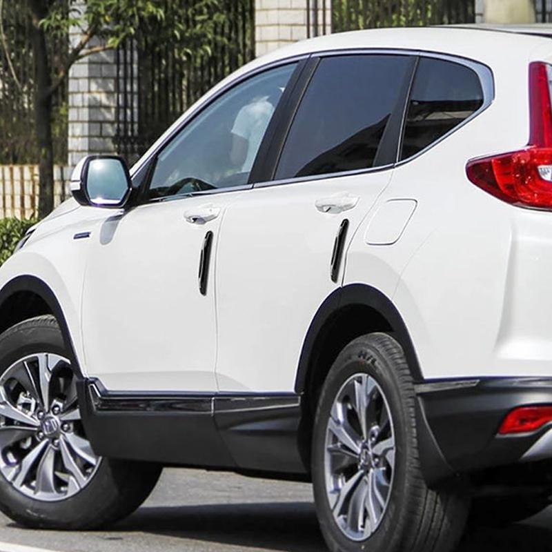 High-angle shot of a single Car Door Edge Protector Strip, emphasizing its protective curve