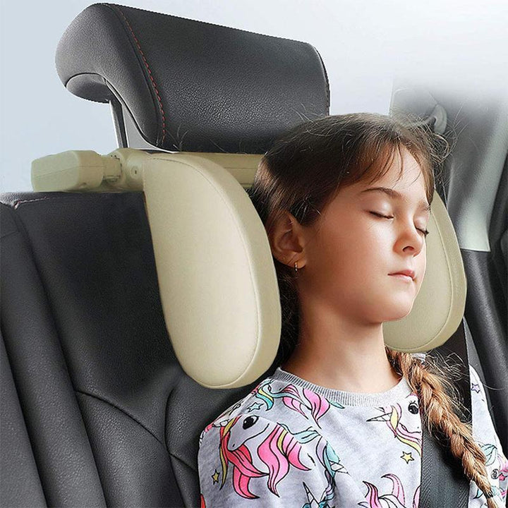 Unisex memory foam neck pillow, perfect for car travel and road trip comfort