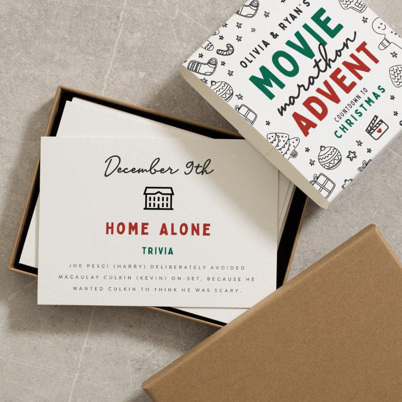 Festive Advent Calendar, a holiday gift with daily movie and music surprises