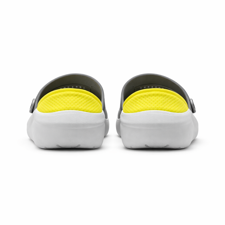 Versatile comfort sandals, available in multiple colors, with padded arch support.
