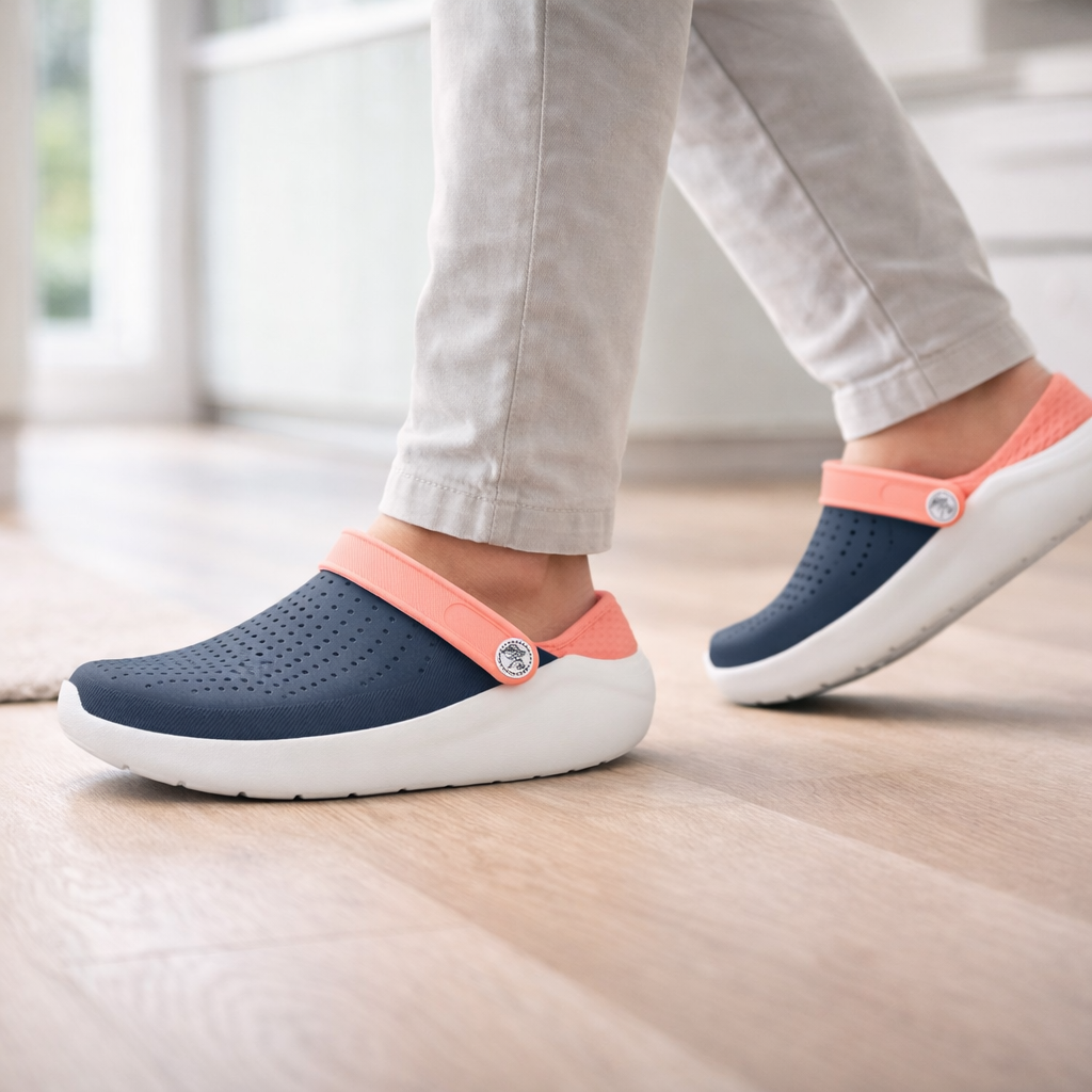 Flexible sole comfort sandals, unisex design with superior cushioning & arch support.