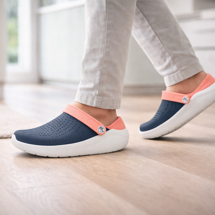 Flexible sole comfort sandals, unisex design with superior cushioning & arch support.