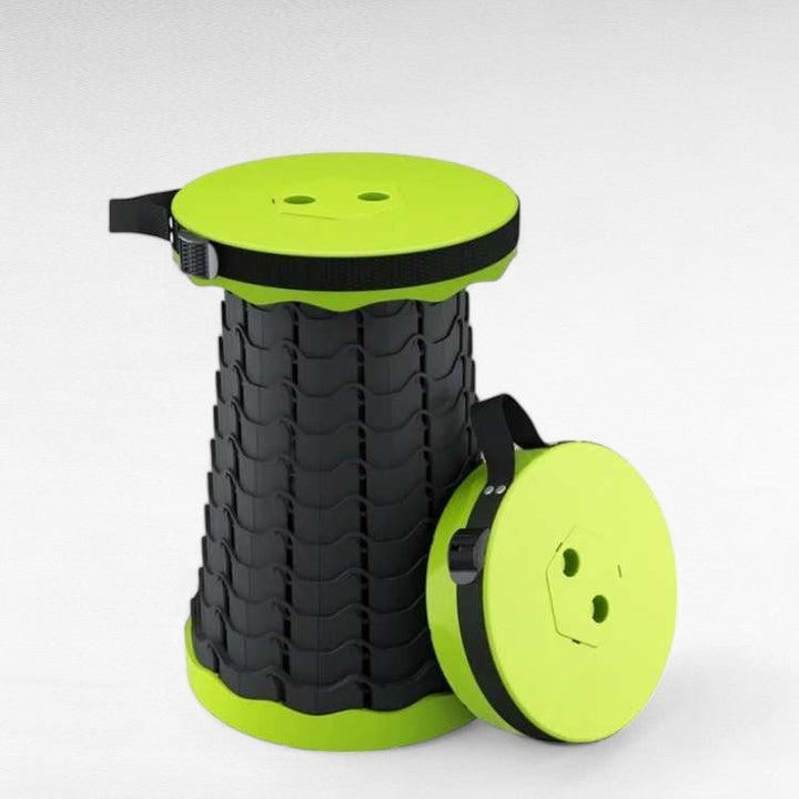 Unisex foldable portable stool for all ages, a lightweight compact seat ideal for any outdoor activity.