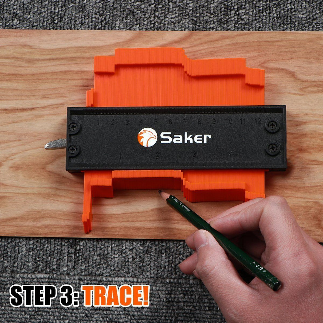 Reliable contour duplicator for accurate measurement and marking of angles and curves
