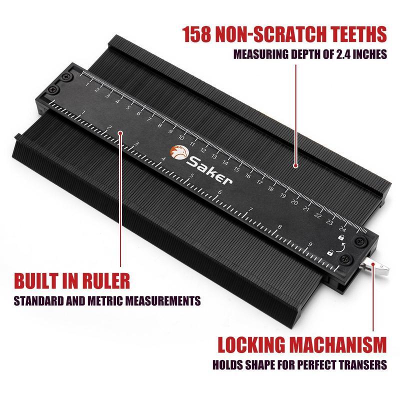Precise contour duplicator, essential for matching irregular shapes during installations