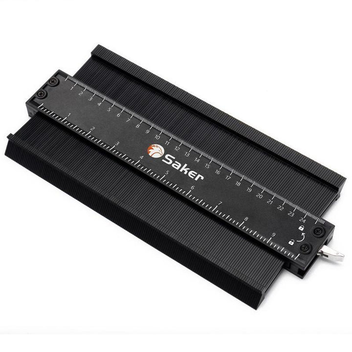 Contour gauge for precise replication of edges and profiles, enhancing project accuracy