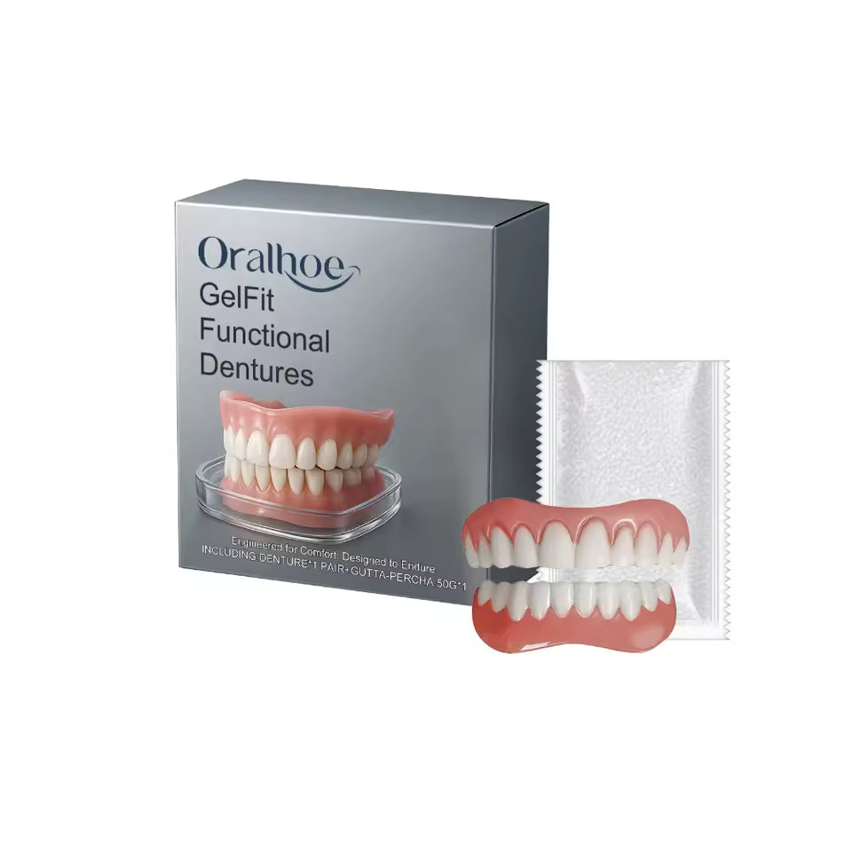 Natural fit complete dentures with ivory & white shades for a brilliant, confident smile. Custom dental care.