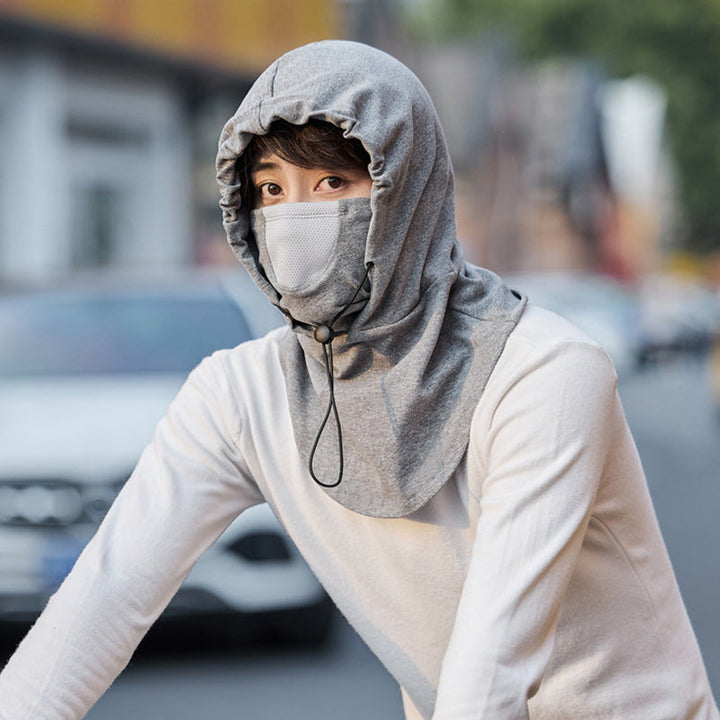 Unisex cycling neck warmer, multi-functional as balaclava or face mask