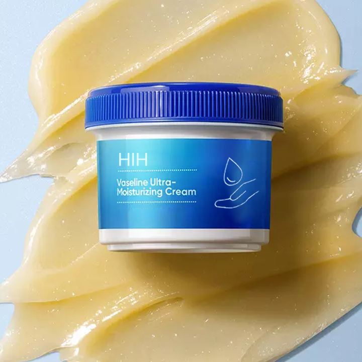Set of unisex deep moisturizing cream jar and tube, beauty skincare essentials.
