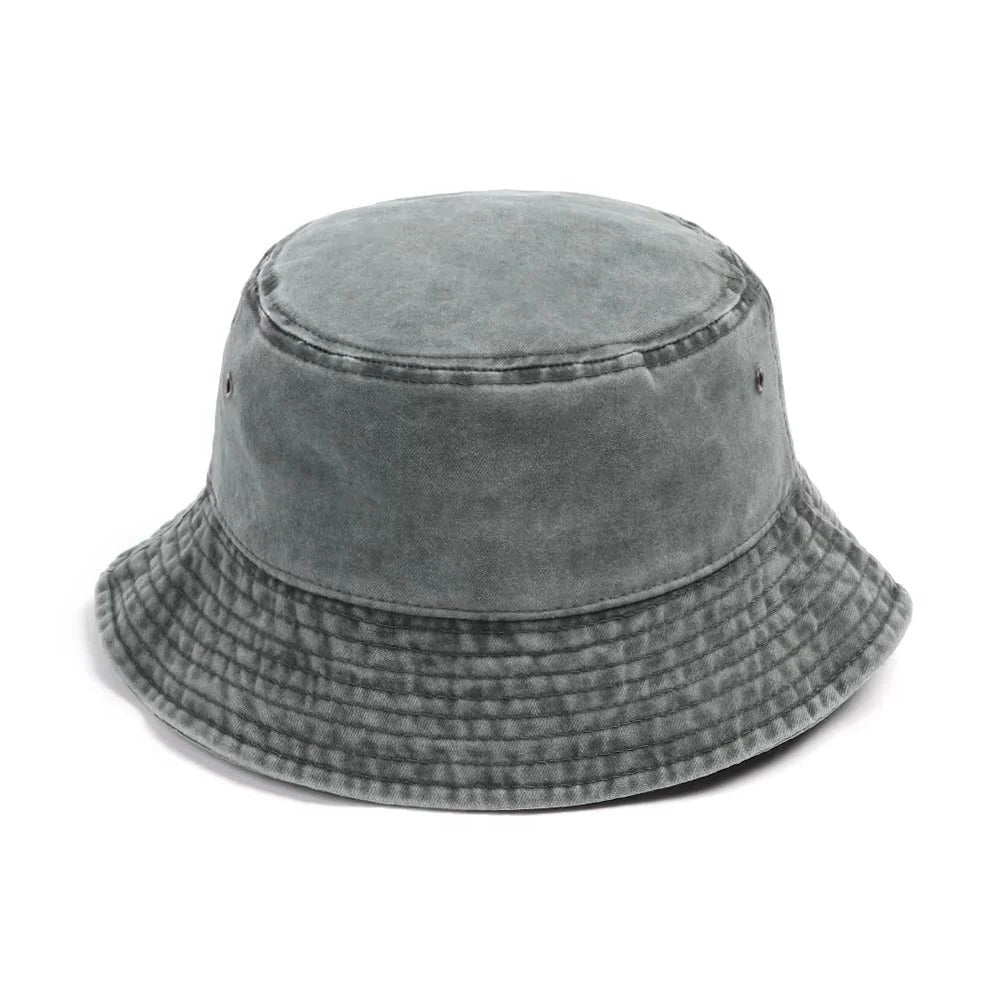 Essential summer denim hat, offering both style and shade for warm days.