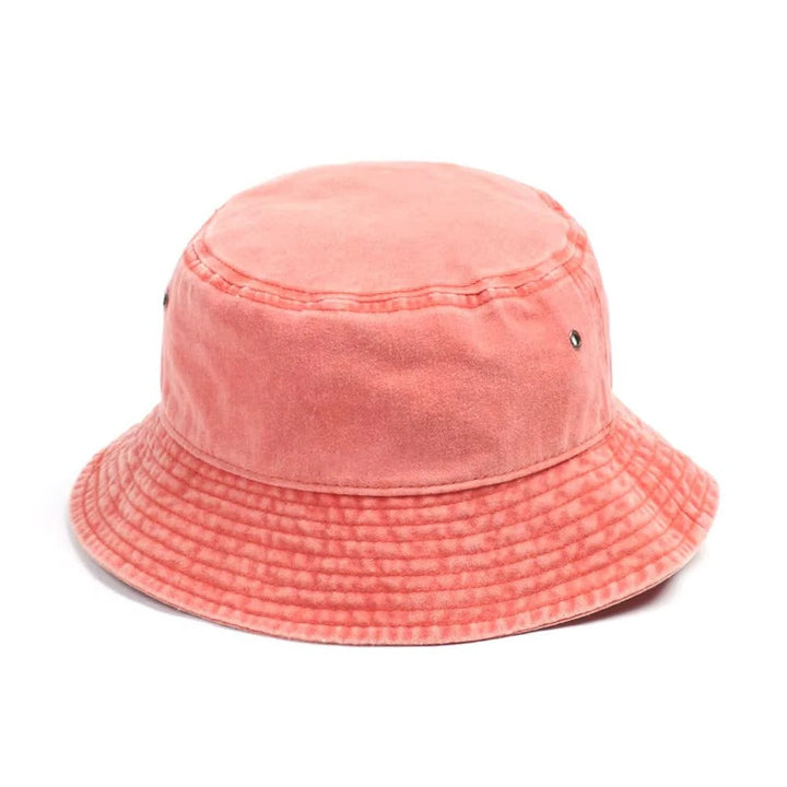 Fashionable denim bucket hat, a timeless casual accessory for men and women.