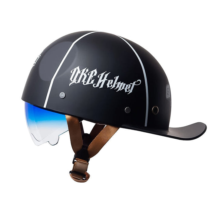 Comfortable DOT approved half helmet, ideal for motorcycle & scooter protection.